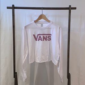 Vans Cropped Longsleeve White